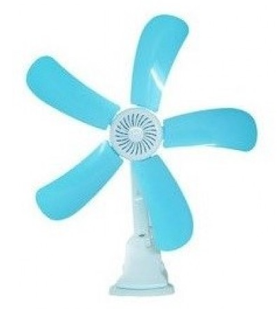 Ventilator de camera cu 5 palete si suport tip cleste